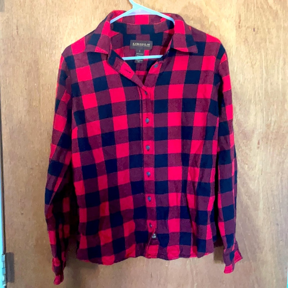 Plaid button up